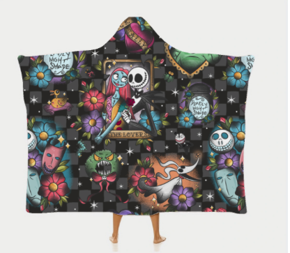 Nightmare before Christmas Little Kids Hooded Blanket
