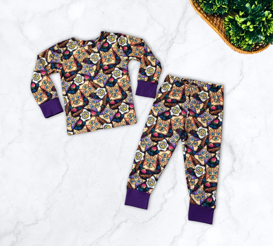 Heeler Breakfast Toast Two Piece Sleep Set