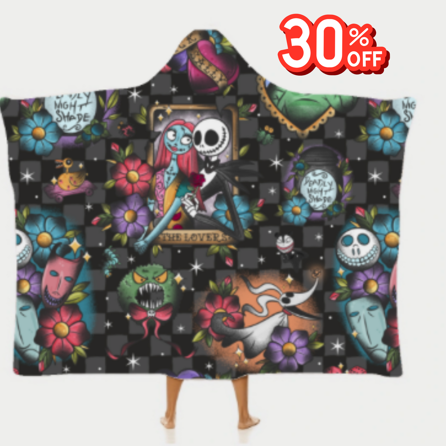 Nightmare before Christmas Little Kids Hooded Blanket