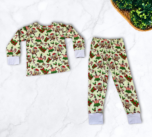 Bikini Bottom Holiday Two Piece Sleep Set