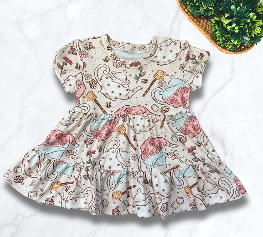 Classic Tea Party Tea Pot  Whimsical Dress
