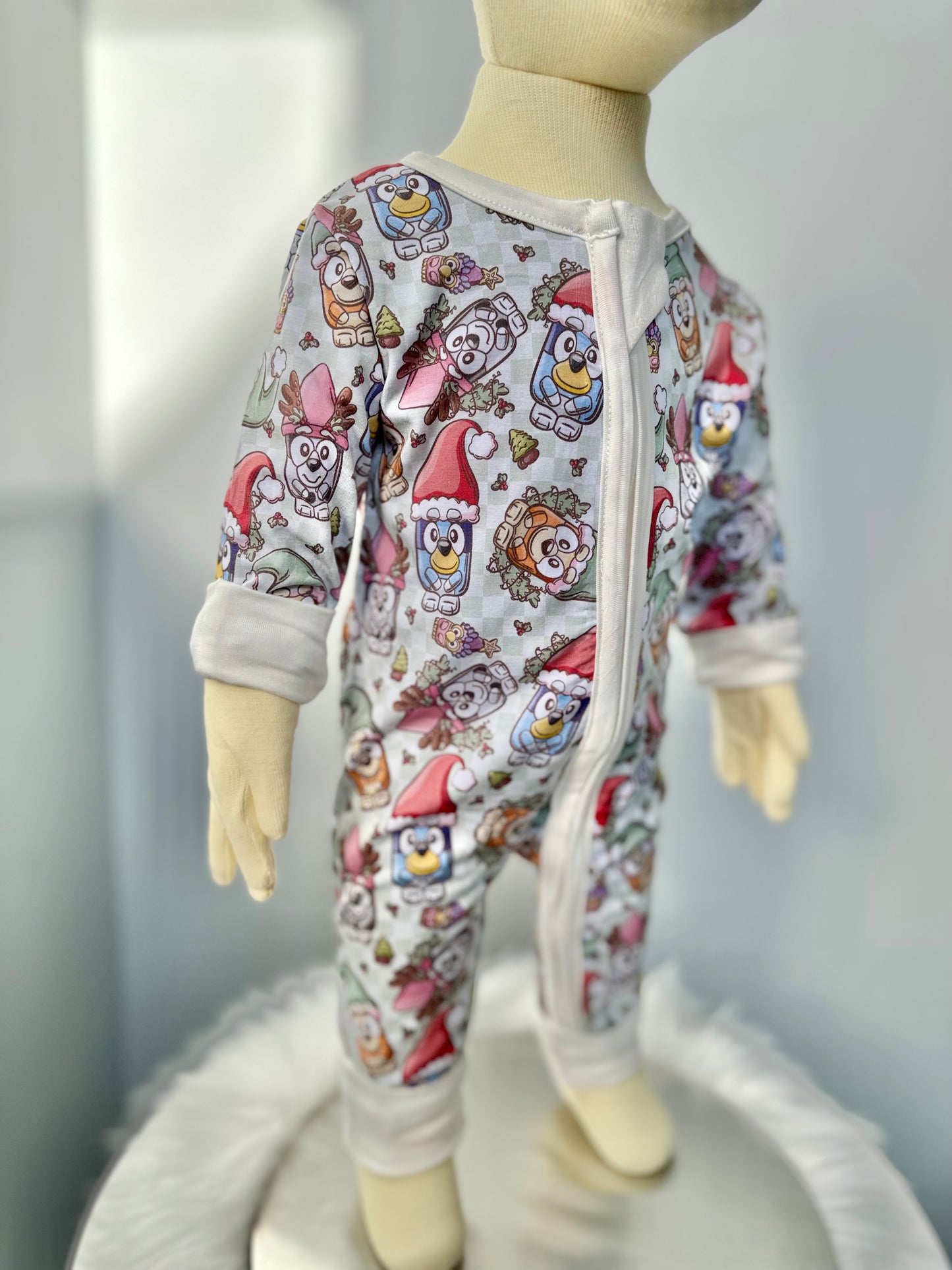 Fold Over Cuff Bamboo Baby Sleeper