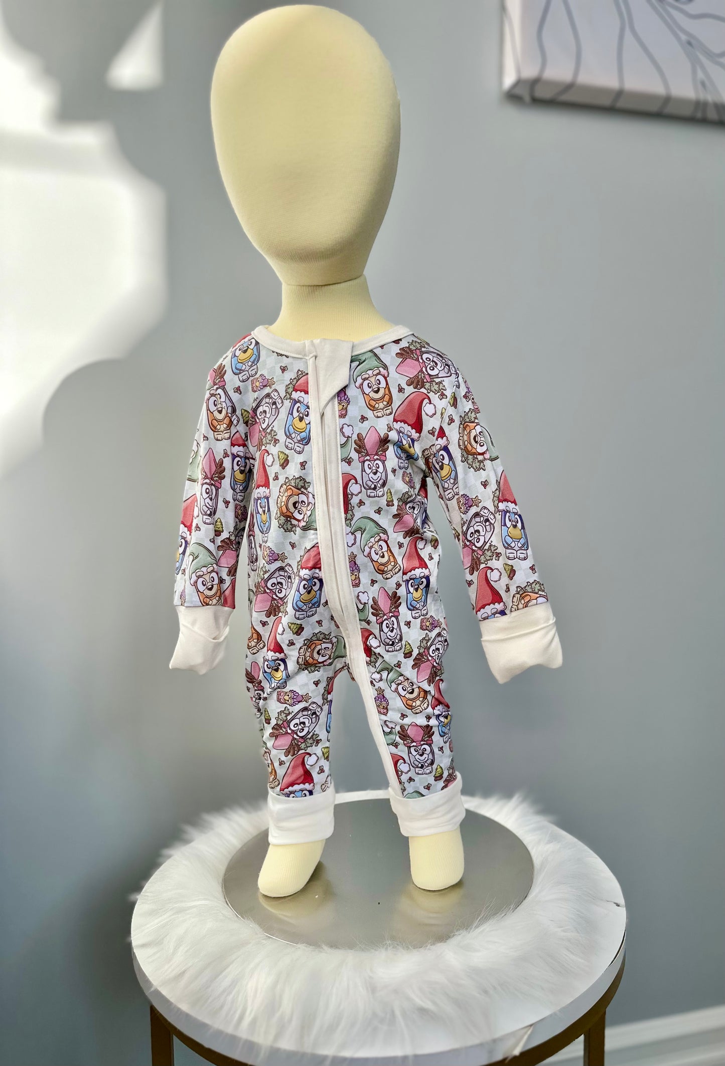 Fold Over Cuff Bamboo Baby Sleeper