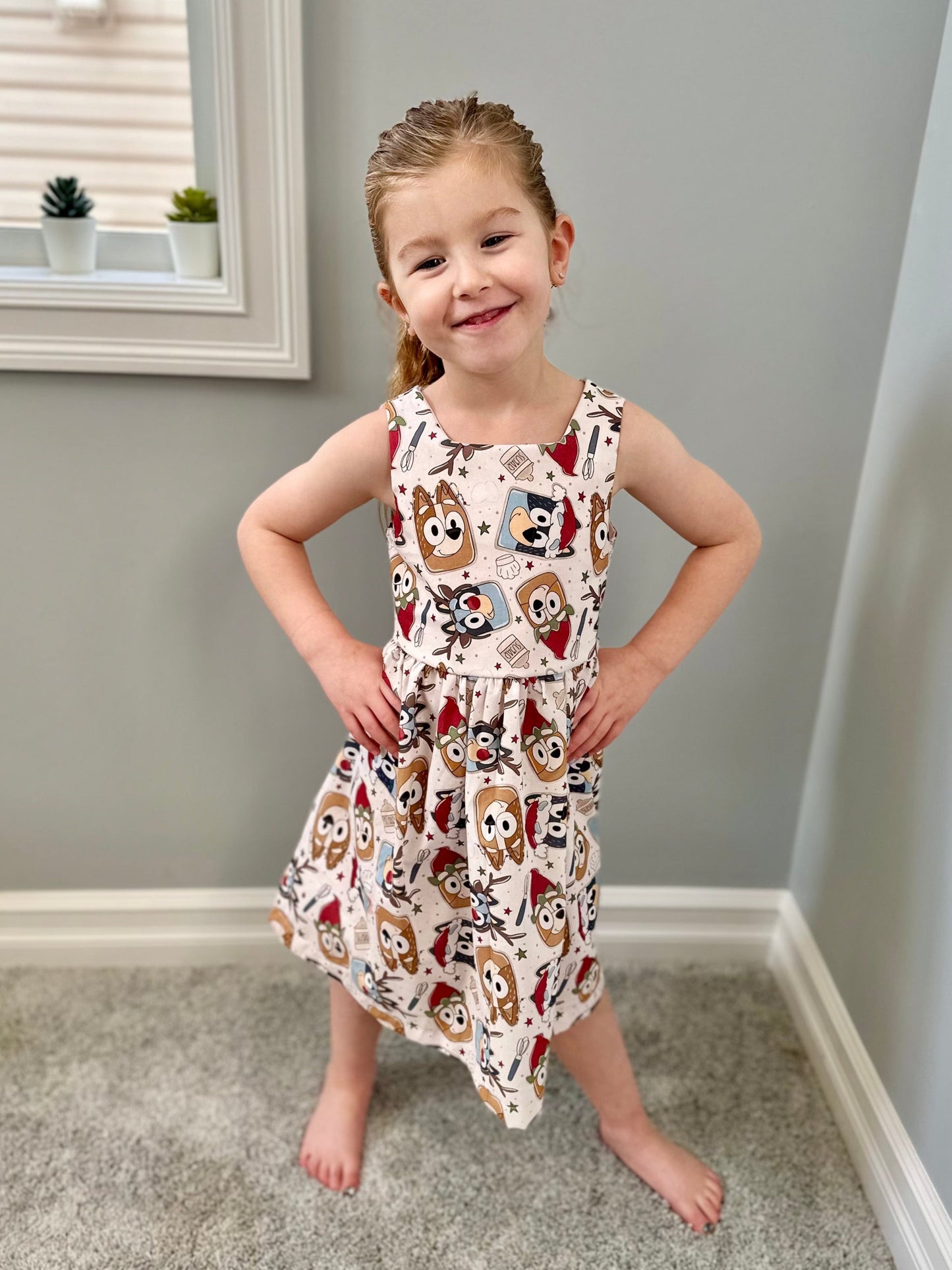 Christmas Cookie Tie Back Dress