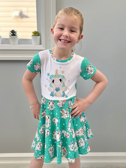 Unicorn Toy Heeler Twirl Dress
