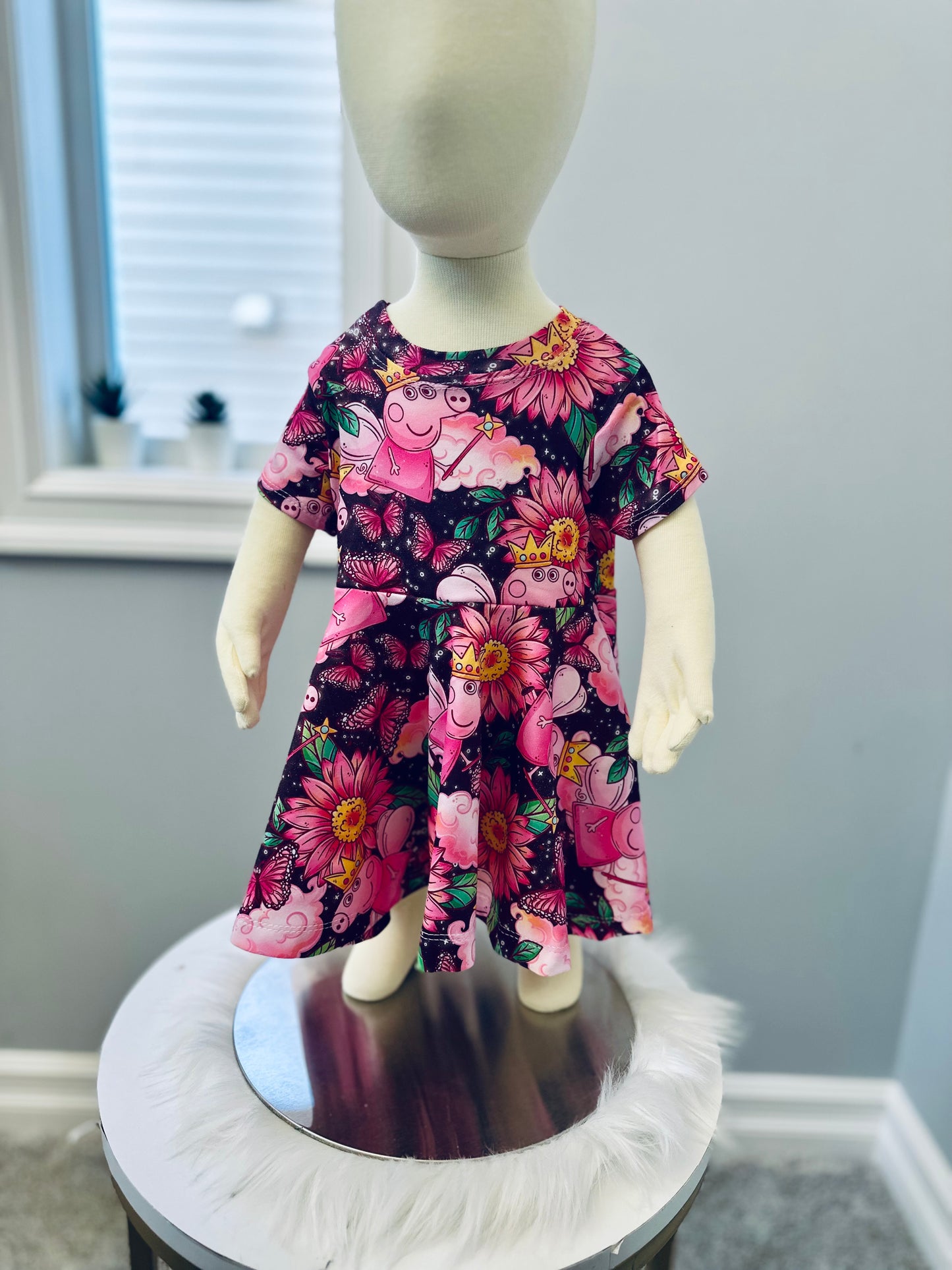 Fairy Princess Peppa Pig Butterfly Twirl Dress