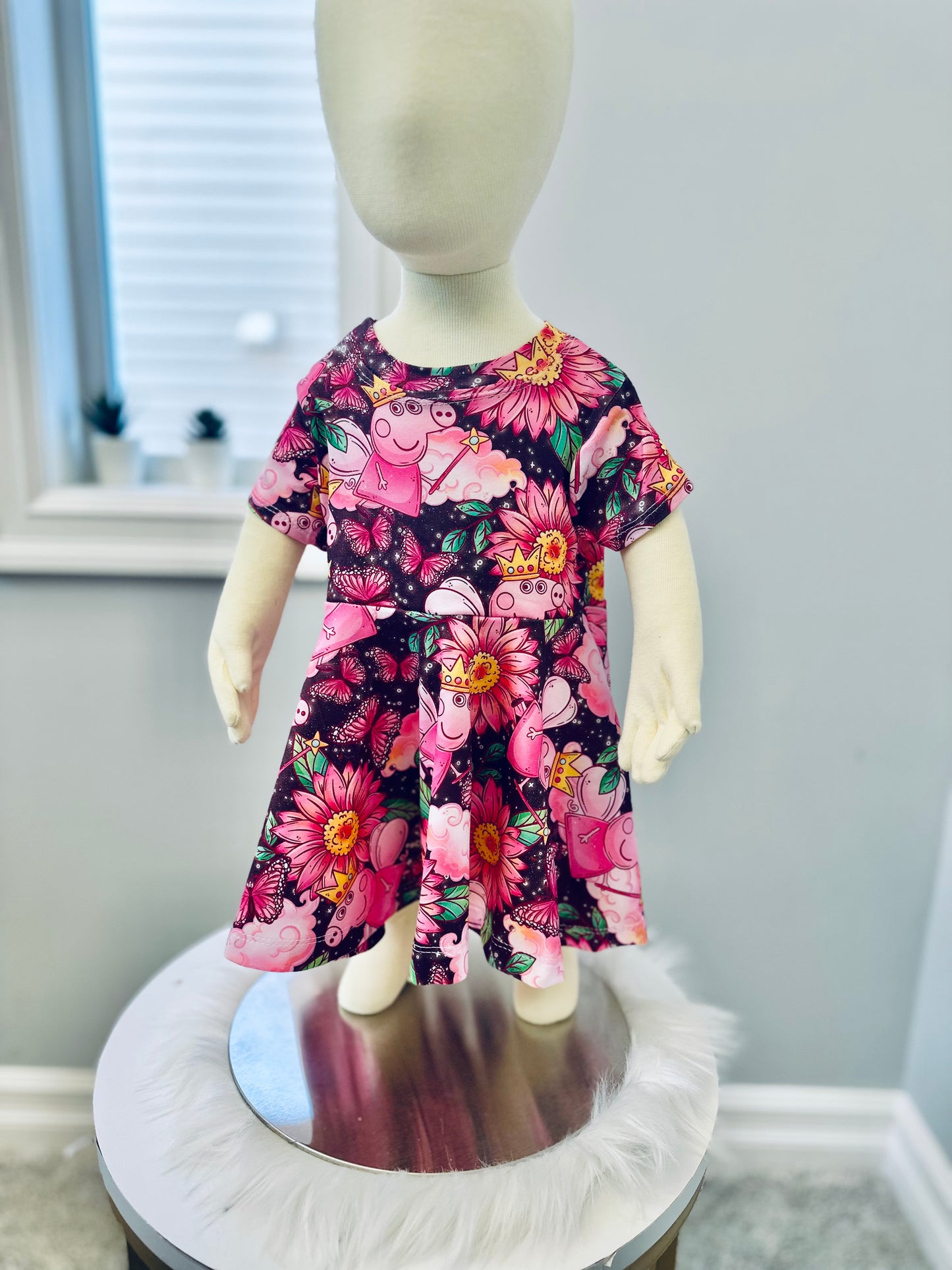 Fairy Princess Peppa Pig Butterfly Twirl Dress
