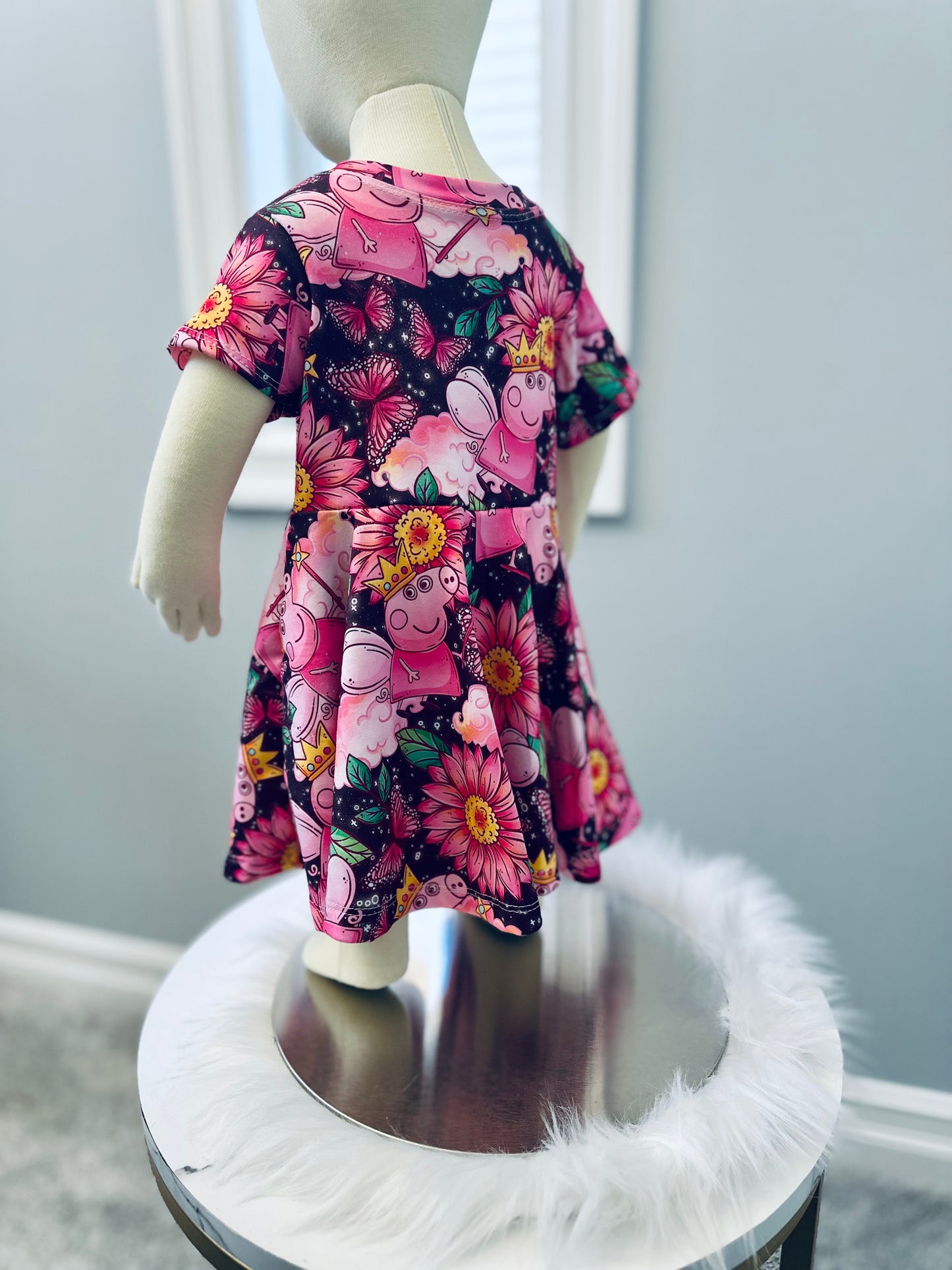 Fairy Princess Peppa Pig Butterfly Twirl Dress