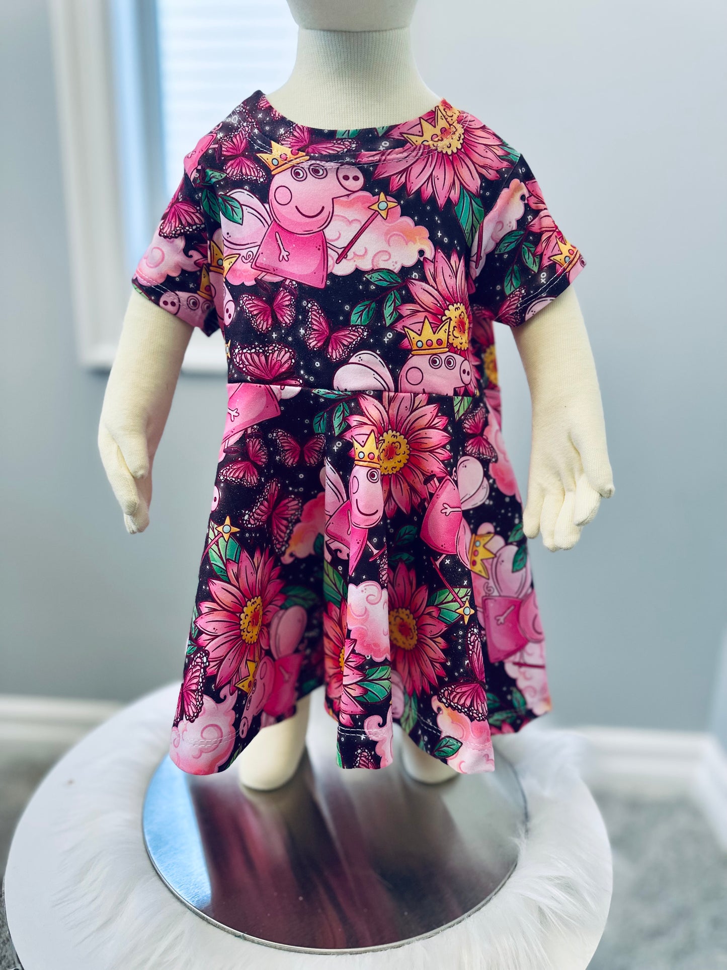 Fairy Princess Peppa Pig Butterfly Twirl Dress