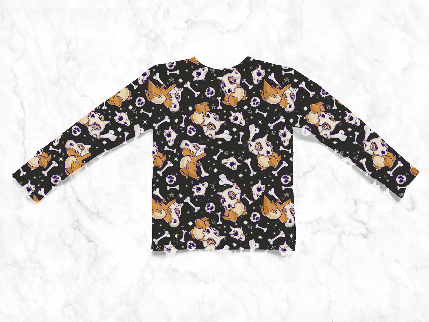 Pokemon Bones Two Piece Sleep Set - Short Sleeve or Long Sleeve